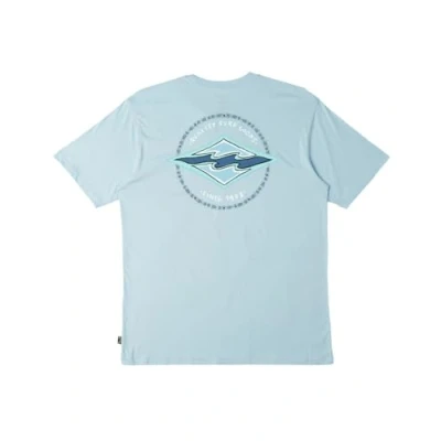 Image of Billabong Short Sleeved T Shirt Rotor Diamond SS Youth Blue XS