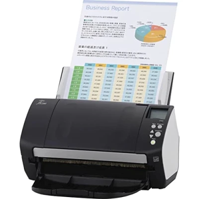 Image of FUJITSU FI 7160 Document Scanner Duplex 8.5 in X 14 600 DPI UP to 60 PPM (Mono) / (Color) ADF (80 Sheets) 4000 SCANS PER Day USB 3.0