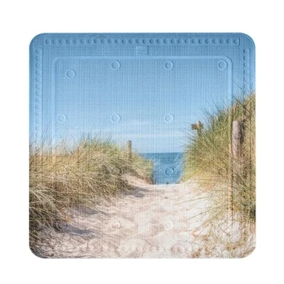 Image of Kleine Wolke Shower Mat PVC Multi Coloured 55 x cm