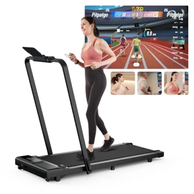 Image of DeerRun Raceable Treadmills Suitable for High tech Equipments, Max 136KG Foldable Treadmill home, Folding with APP control, Running Machine Multi Runner Races,Door to Door Delivery