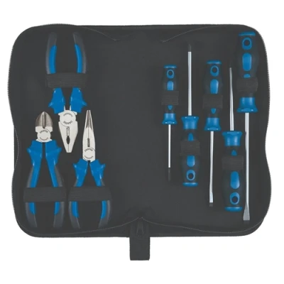 Image of Draper Screwdriver and Plier Set (8 Piece)