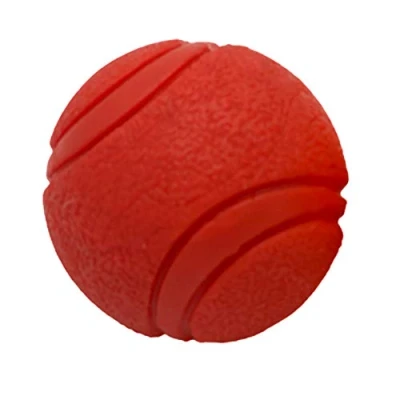 Image of Dog Training High Bounce Solid BALL Doggy Play Balls Hours for Fun All Dogs and Puppies Rubber Boomer Funny Chew Toys (7CM BIG RED)