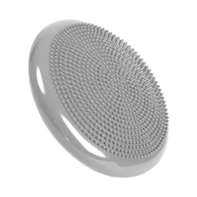 Image of Wobble Board Balance Cushion Stability Disc Fitness Exercise core workout, Relief Bank Pain, UK Army Gym Workouts, Comfortable Sitting Posture Yoga with Pump (SILVER)