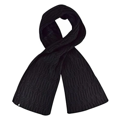 Image of HEAT HOLDERS Women&#039;s Luxury Fleece Winter Scarf Thermal Fashion for Ladies (One Size, Black)