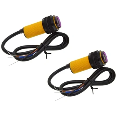 Image of TECNOIOT 2pcs E18 D80NK Infrared Obstacle Avoidance Photoelectric Sensor Proximity Switch