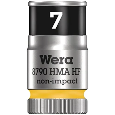 Image of 8790 HMA HF Zyklop socket with 1/4&#039; drive holding function, 7,0 mm