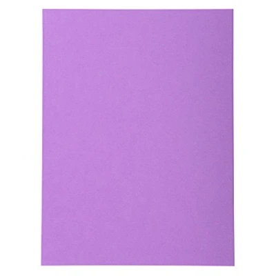 Image of Exacompta Ref 420016E Forever Collection Recycled Square Cut Folder A4 (210 x 297mm), 170gsm Board, Blue Angel Certified Purple (Pack of 100)