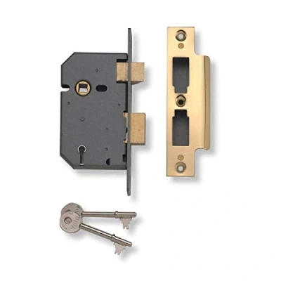 Image of Yale Hardware PM550 2.5&quot; 5 Lever Sashlock Polished Chrome