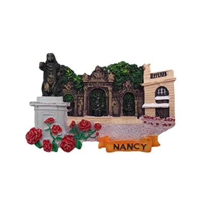 Image of 3D Nancy France Refrigerator Fridge Magnet Tourist Souvenirs Handmade Resin Craft Magnetic Stickers Home Kitchen Decoration Travel Gift