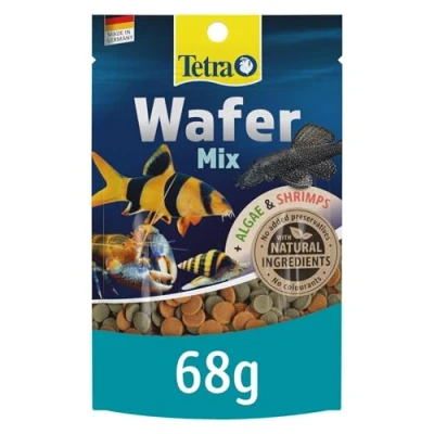 Image of Tetra Fish Food Variety Wafers, Complete for All Bottom Feeding and Crustaceans, 68 g