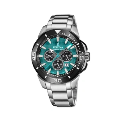 Image of Festina Chrono Bike 2022 Turquiose Dial/Stainless Steel F20641/3