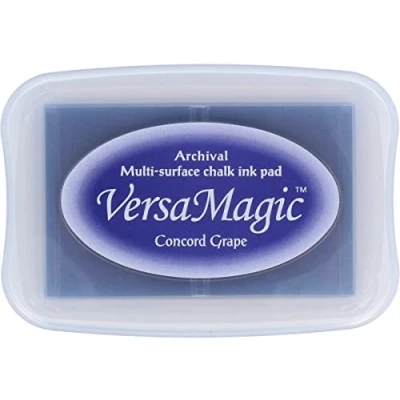 Image of Tsukineko Versamagic Chalk Finish Ink Pad Concord Grape