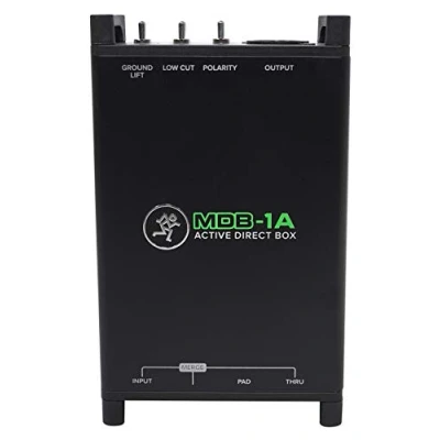 Image of Mackie MDB 1A Active Direct Box (DI) With Low Cut, Polarity, Ground Lift, 20 dB Pad and Merge