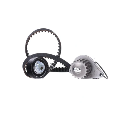 Image of 1609120480, 1609525080, 1610793180 Water Pump + Timing Belt Kit CONTITECH CT1066WP1 100 17mm CITROËN: C3 II, I Hatchback