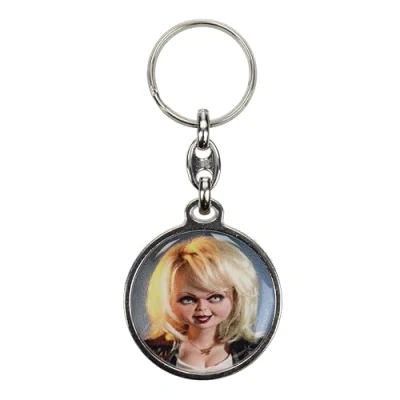 Image of SD TOYS Tiffany key ring round metal chucky, multicoloured, S