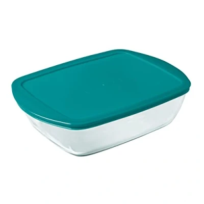 Image of Pyrex Oven Dish with lid Cook &amp; Store 17 x 10 6 cm / 400 ml