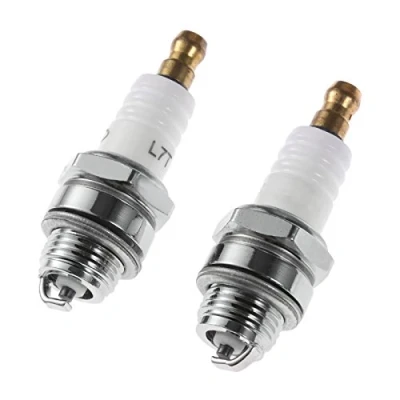 Image of DRELD 2Pcs L7T Spark Plugs, 2 Stroke Engine Plug Parts Replacement for BPMR7A CJ8 RCJ6Y RCJ7Y Chainsaw Brush Cutter Garden Lawnmower Strimmer