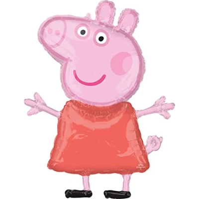 Image of Amscan 9912670 Peppa Pig Large Shape Foil
