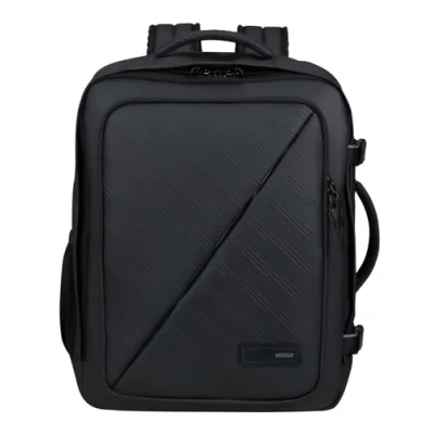 Image of American Tourister Take2Cabin EasyJet Kabinentasche 36 x 20 45 cm, 38 L, 0.80 kg, Handgepäck, Flugzeug Rucksack M Underseater, Schwarz Edition (Black Edition)
