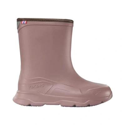 Image of Viking Unisex Playrox Warm Snow Boot, Old Rose Grey, 3.5 UK