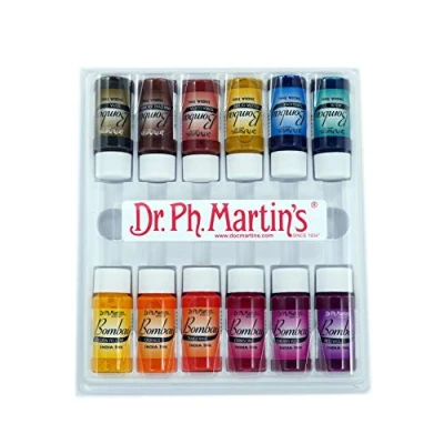Image of Dr. Ph. Martin&#039;s Bombay India Ink, 0.5 oz, Set of 12 (Set 2)