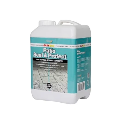 Image of EASYCare 3L Patio Seal &amp; Protect. Water Based, Breathable Natural Stone Sealer And Protection, Repels Oil, Water, Dirt Grime While Reducing Algae Fungal Growth Easy To Use Floor Sealant