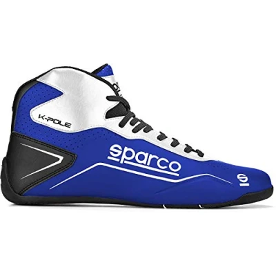 Image of Sparco Unisex Kart Shoes K Pole Size 41 Blue, EU UK