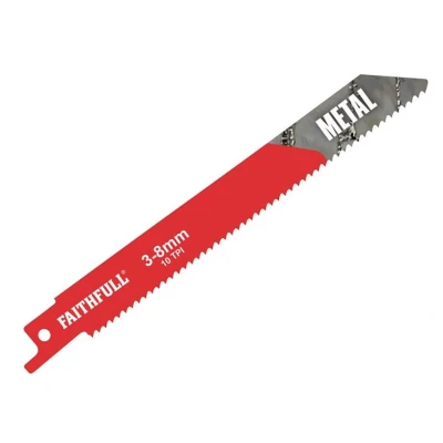 Image of Faithfull S918H Sabre Saw Blade Metal 150mm 10 TPI (Pack of 5) FAISBS918H