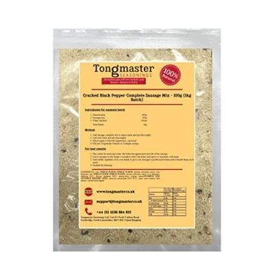 Image of Cracked Black Pepper Complete Sausage Mix 100g (1kg Batch)