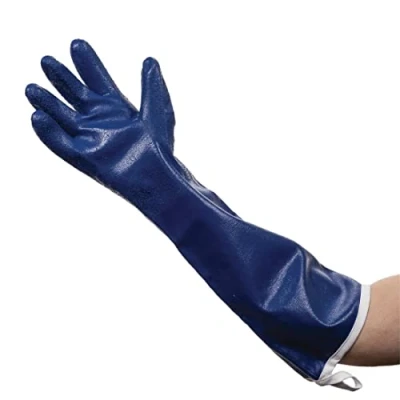 Image of &quot;Burnguard 92204 Steam Glove with extended cuff, 20&quot;, Blue&quot;