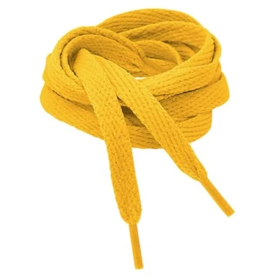 Image of Kilter Flat Trainer Shoelaces Mustard 45 cm 16 inch (2 Pairs)