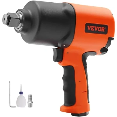 Image of VEVOR Air Impact Wrench, 3/4 Inch Drive Gun, Up to 1870ft lbs Nut Busting Torque, Composite Pneumatic Wrench for Auto Repairs and Maintenance Heavy Duty