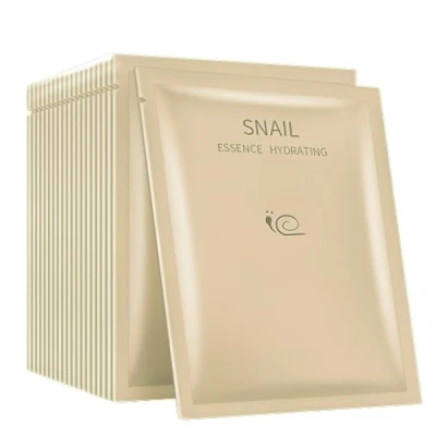 Image of XdealCozyxc 5PCS Silk Sheet Snail Essence Korean Face Mask Sheets, Deep Hydration Moisturizing