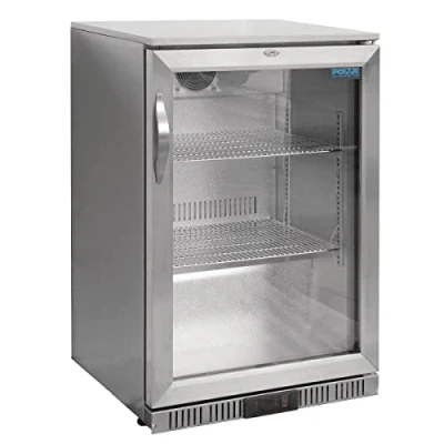 Image of Polar G Series Back Bar Cooler with Hinged Door Stainless Steel 138Ltr