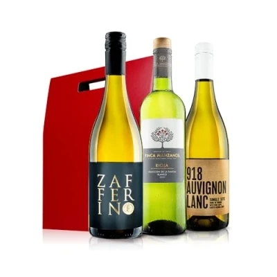 Image of Virgin Wines Classic White Wine Trio in Gift Box 3 Bottles (75cl)