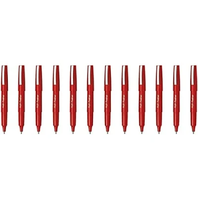Image of Pilot Fineliner 1.2 mm Tip Red, Box of 12