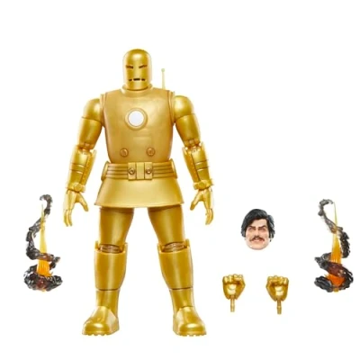 Image of Marvel Legends Series Iron Man (Model 01 Gold) Comics Action Figure
