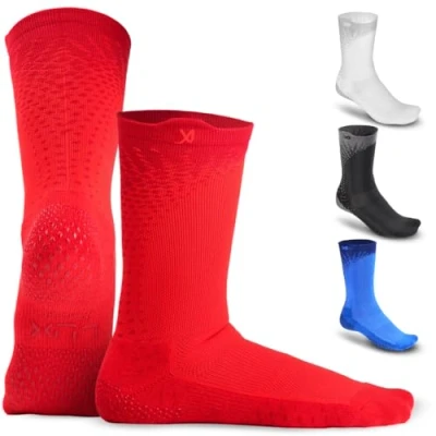 Image of LUX V2 Anti Slip Football Grip Socks for Men/Boys/Youth w/GripArray™ Non Grips Technology