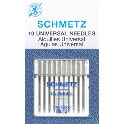 Image of Euro Notions Universal Machine Needles Size 80/12 10/Pkg, Other, Multicoloured, 11.52 x 7.71 2.33 cm