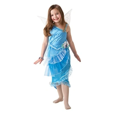 Image of Rubie&#039;s Official Disney Fairies Classic Silver Mist Costume for 3 4 Years Small