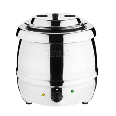 Image of Buffalo Stainless Steel Soup Kettle 10L Commercial Electric Jug 360X345Mm