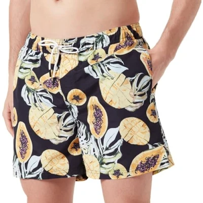 Image of Jack &amp; Jones Jpstfiji Jjswim NEON Swimming shorts, Men&#039;s, Size: Medium, Black