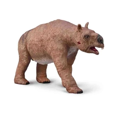 Image of CollectA Diprotodon (Deluxe 1:20 Scale) Realistic &amp; Hand Painted Toy Animals Figures, Wild Animal Models, Wildlife Gifts For Toddlers Kids, Age 3 Years +