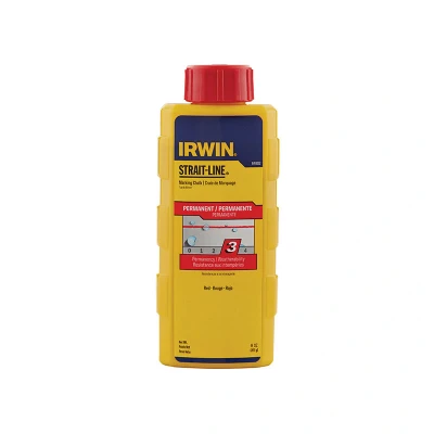 Image of IRWIN STRAIT LINE Chalk Refill Red 227g (8oz)