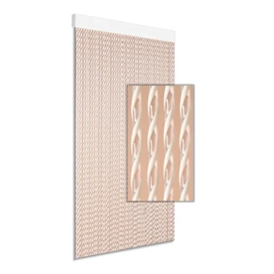 Image of DEGOR Door curtain/Fly curtain Adia White 90x210