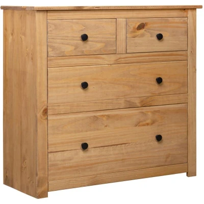 Image of vidaXL Sideboard 80x40x83 cm Pinewood Panama Range