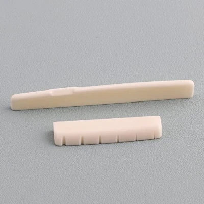 Image of LYWSMSK Acoustic Guitar Bone Nut &amp; Saddle Set for YMH FG Series