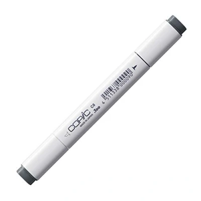 Image of Copic Classic Coloured Marker Pen (C 8) Cool Gray No.8, For Art &amp; Crafts, Colouring, Graphics, Highlighter, Design, Anime, Professional Beginners, Supplies Colouring Books