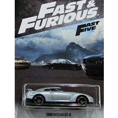Image of Hot Wheels Fast and Furious 2018 Series Silver 2009 Nissan GT R DIE CAST,