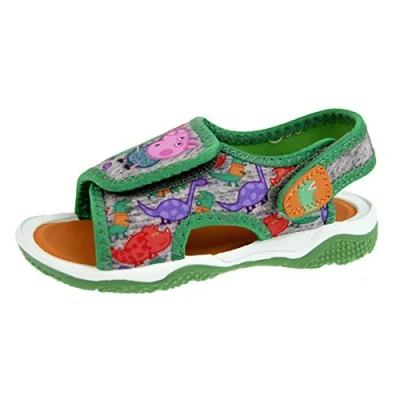 Image of Peppa Pig Boys George Waterproof Beach Sports Sandals UK 10 Green